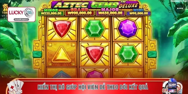 Hiển thị rõ giúp hội viên dễ theo dõi kết quả