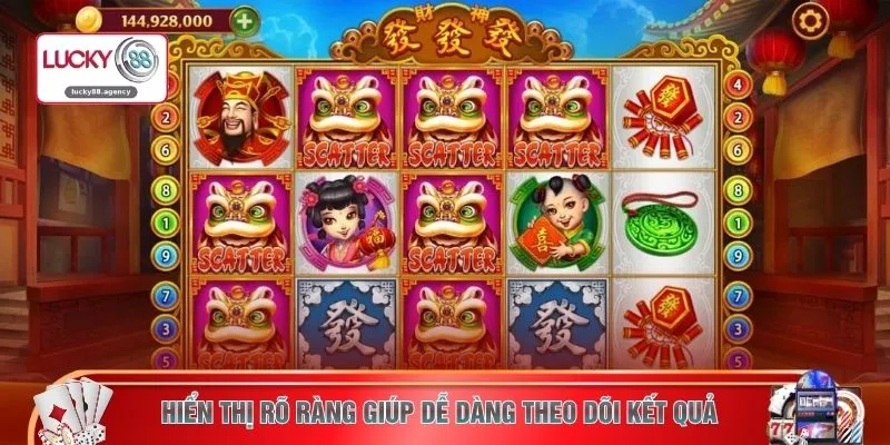 Hiển thị rõ ràng giúp dễ dàng theo dõi kết quả