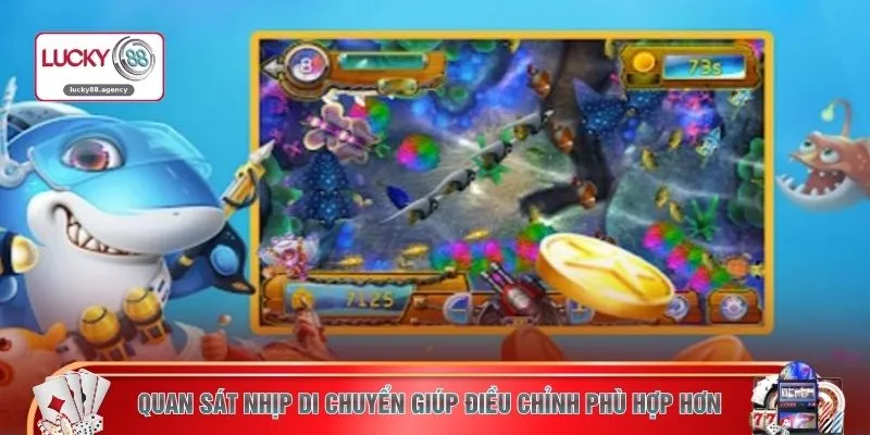 Quan sát nhịp di chuyển giúp điều chỉnh phù hợp hơn
